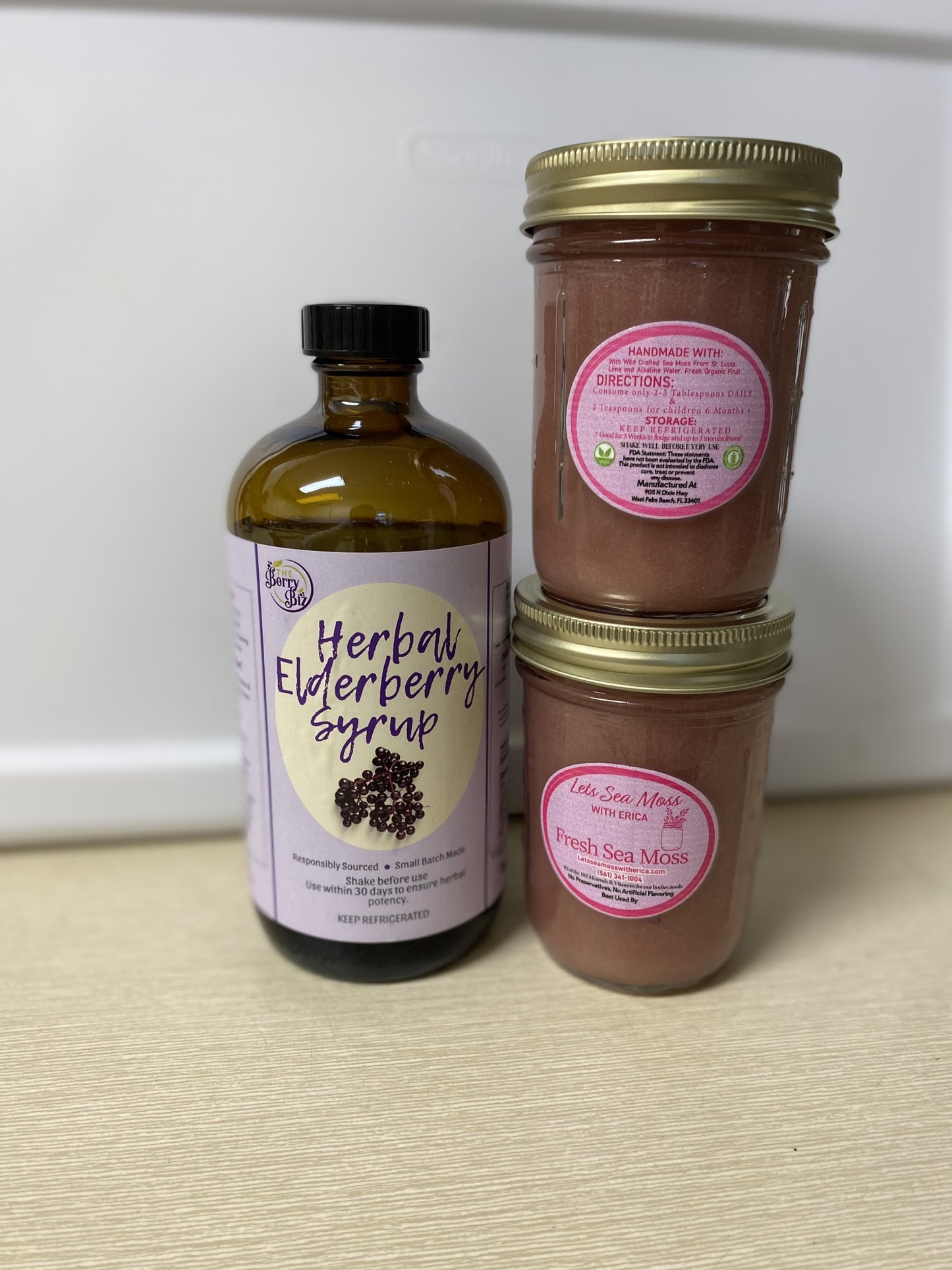 Wildcrafted Organic Sea Moss Gel Infused with Organic Fruits